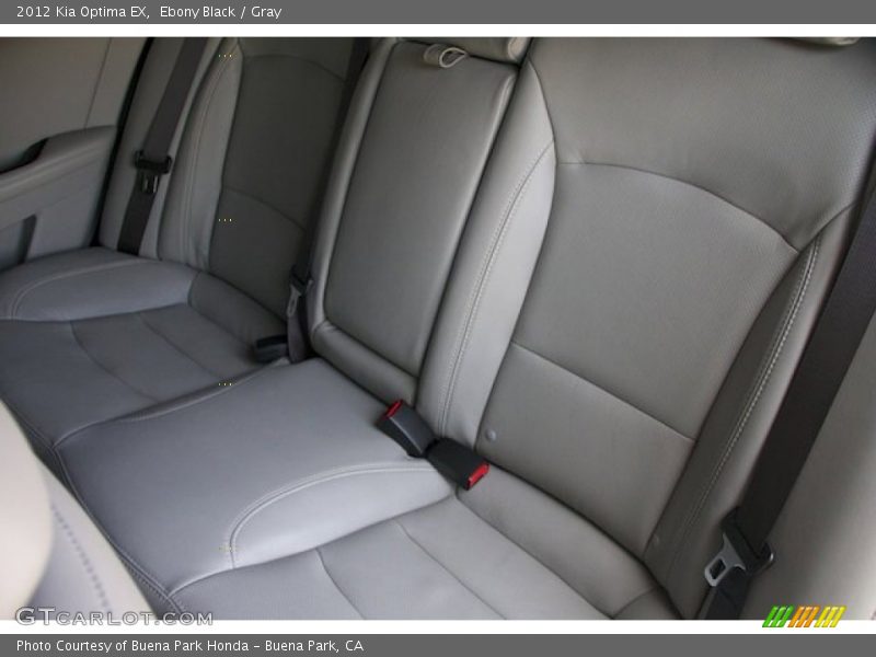 Ebony Black / Gray 2012 Kia Optima EX