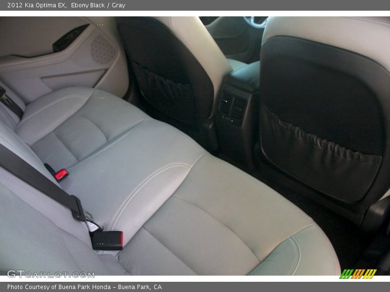 Ebony Black / Gray 2012 Kia Optima EX