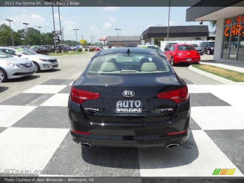 Ebony Black / Beige 2013 Kia Optima EX