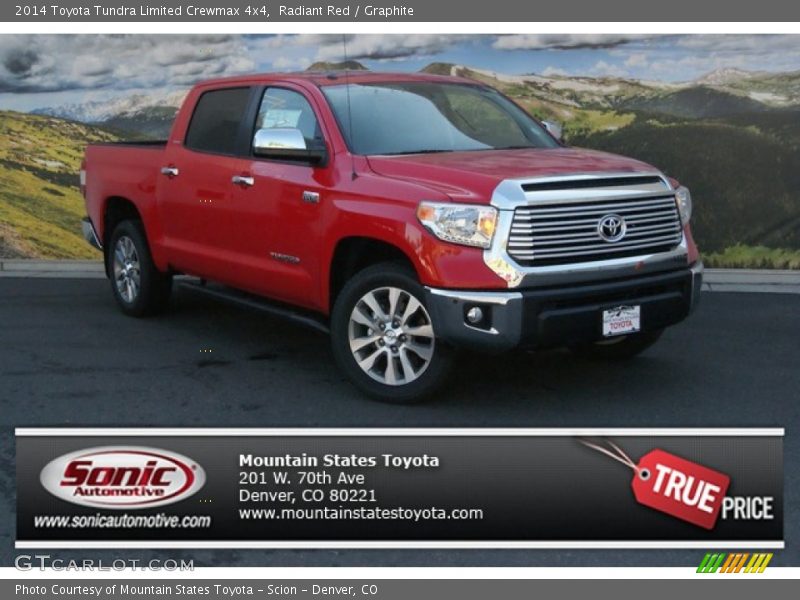 Radiant Red / Graphite 2014 Toyota Tundra Limited Crewmax 4x4
