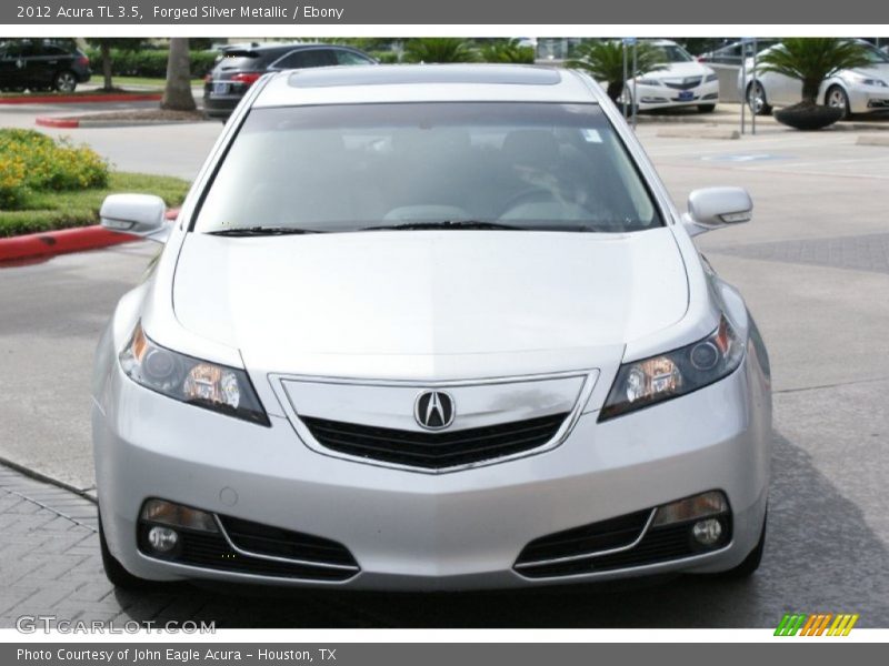 Forged Silver Metallic / Ebony 2012 Acura TL 3.5