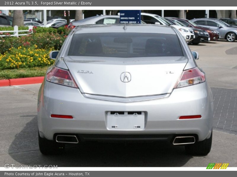 Forged Silver Metallic / Ebony 2012 Acura TL 3.5