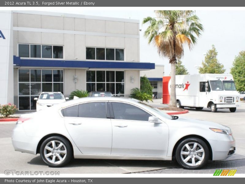 Forged Silver Metallic / Ebony 2012 Acura TL 3.5