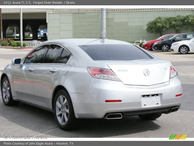 Forged Silver Metallic / Ebony 2012 Acura TL 3.5