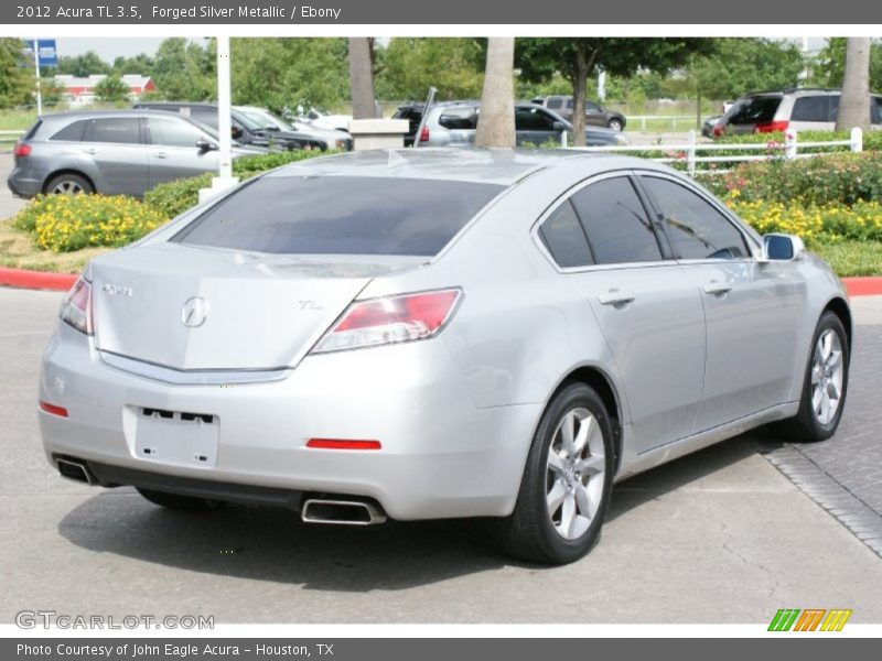 Forged Silver Metallic / Ebony 2012 Acura TL 3.5