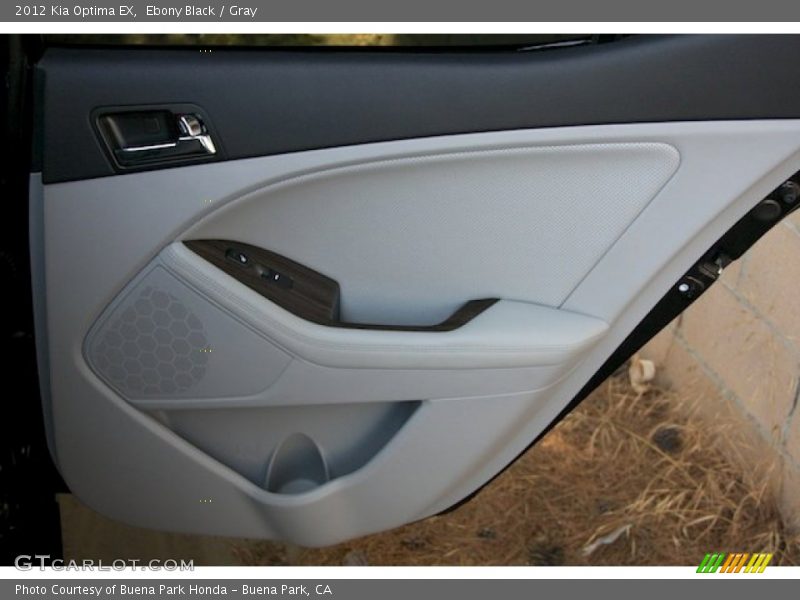 Ebony Black / Gray 2012 Kia Optima EX