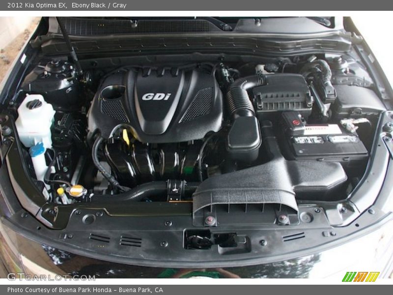 Ebony Black / Gray 2012 Kia Optima EX