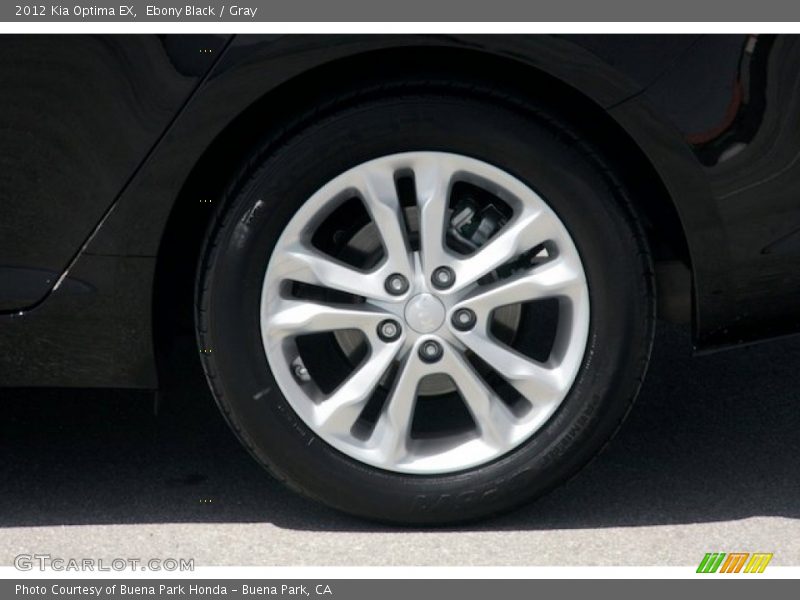 Ebony Black / Gray 2012 Kia Optima EX