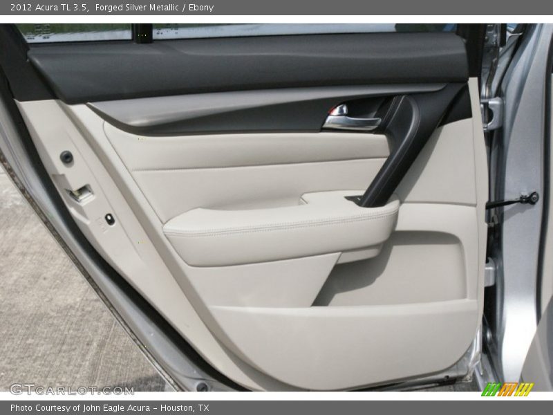 Forged Silver Metallic / Ebony 2012 Acura TL 3.5