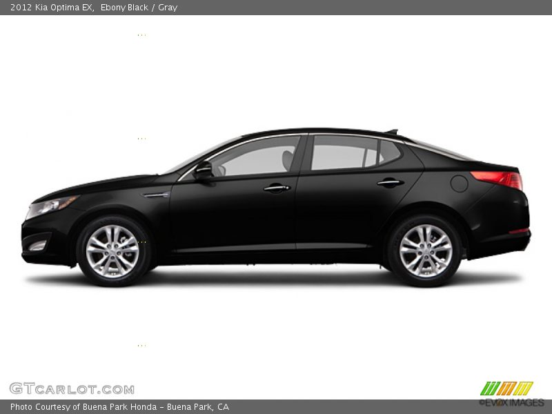 Ebony Black / Gray 2012 Kia Optima EX