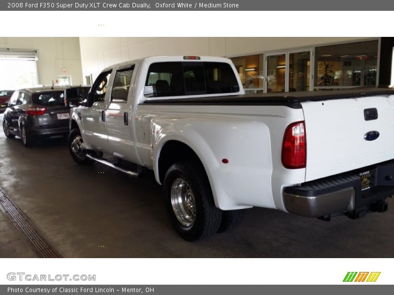 Oxford White / Medium Stone 2008 Ford F350 Super Duty XLT Crew Cab Dually