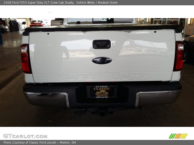 Oxford White / Medium Stone 2008 Ford F350 Super Duty XLT Crew Cab Dually
