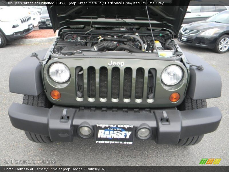 Jeep Green Metallic / Dark Slate Gray/Medium Slate Gray 2009 Jeep Wrangler Unlimited X 4x4