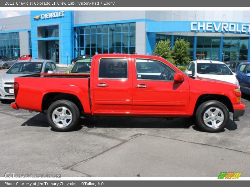 Victory Red / Ebony 2012 Chevrolet Colorado LT Crew Cab