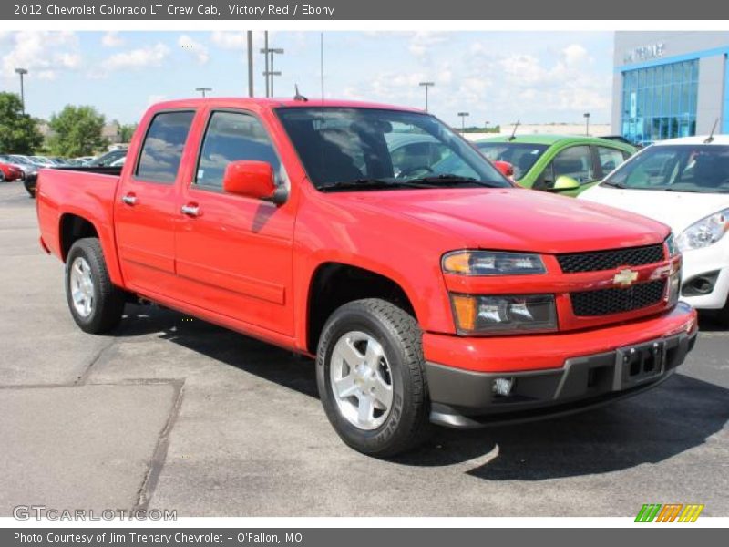 Victory Red / Ebony 2012 Chevrolet Colorado LT Crew Cab