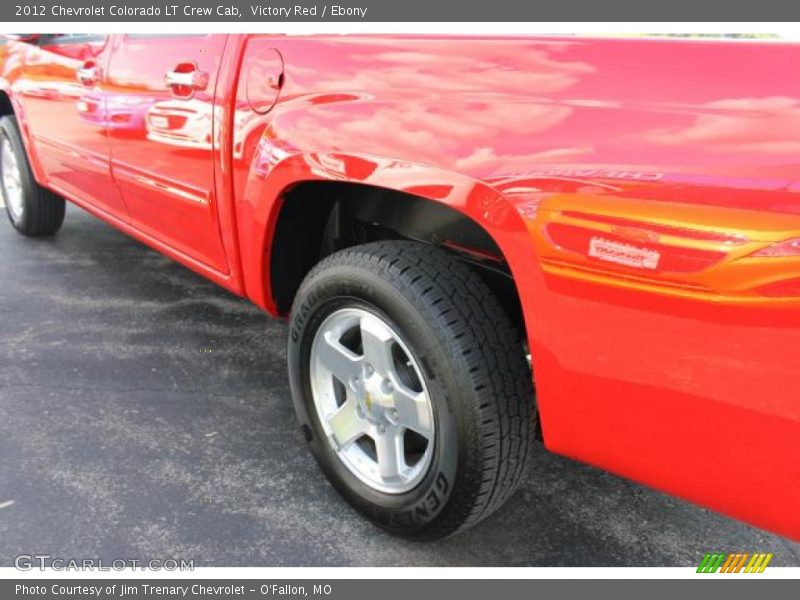 Victory Red / Ebony 2012 Chevrolet Colorado LT Crew Cab