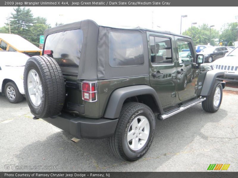 Jeep Green Metallic / Dark Slate Gray/Medium Slate Gray 2009 Jeep Wrangler Unlimited X 4x4