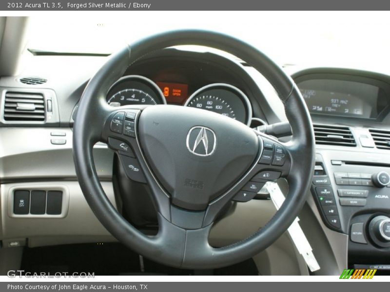 Forged Silver Metallic / Ebony 2012 Acura TL 3.5