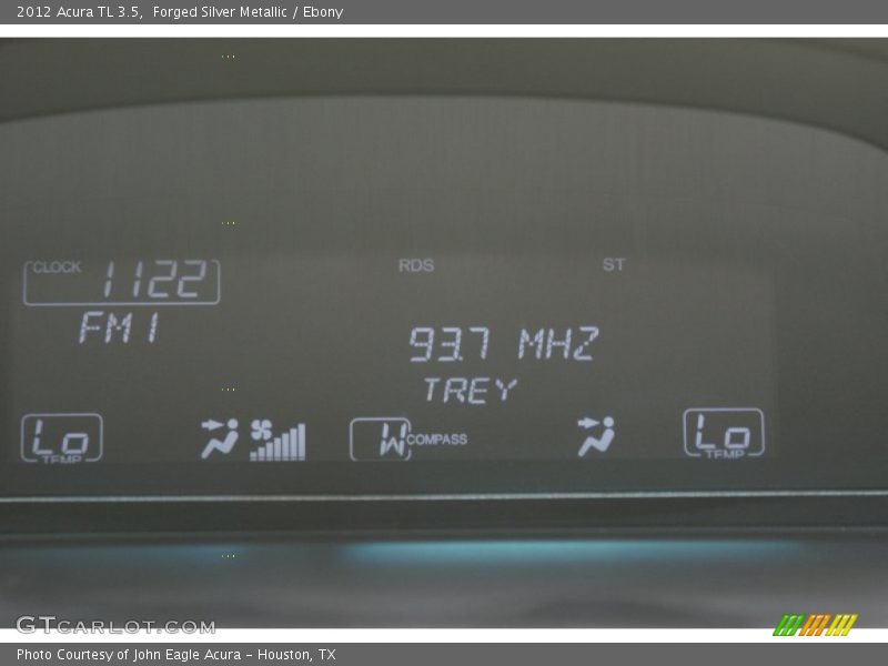 Forged Silver Metallic / Ebony 2012 Acura TL 3.5