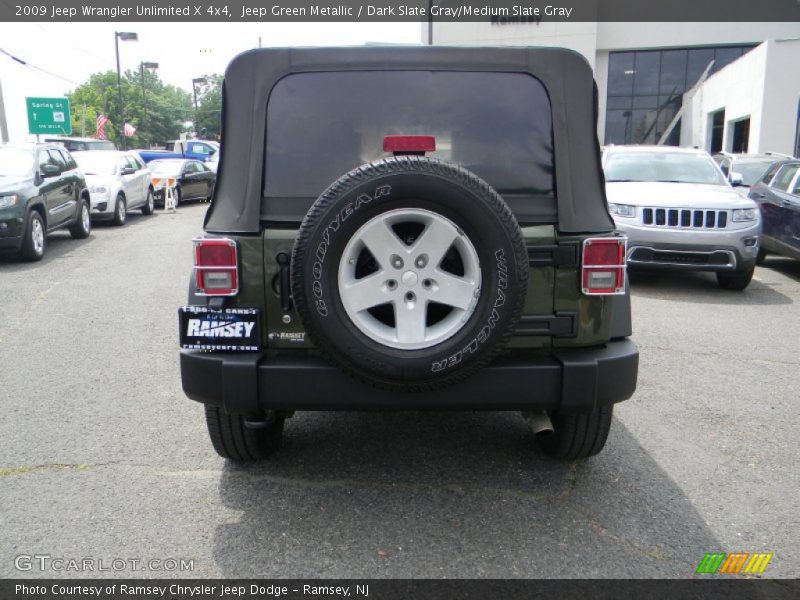 Jeep Green Metallic / Dark Slate Gray/Medium Slate Gray 2009 Jeep Wrangler Unlimited X 4x4
