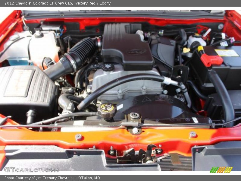 Victory Red / Ebony 2012 Chevrolet Colorado LT Crew Cab