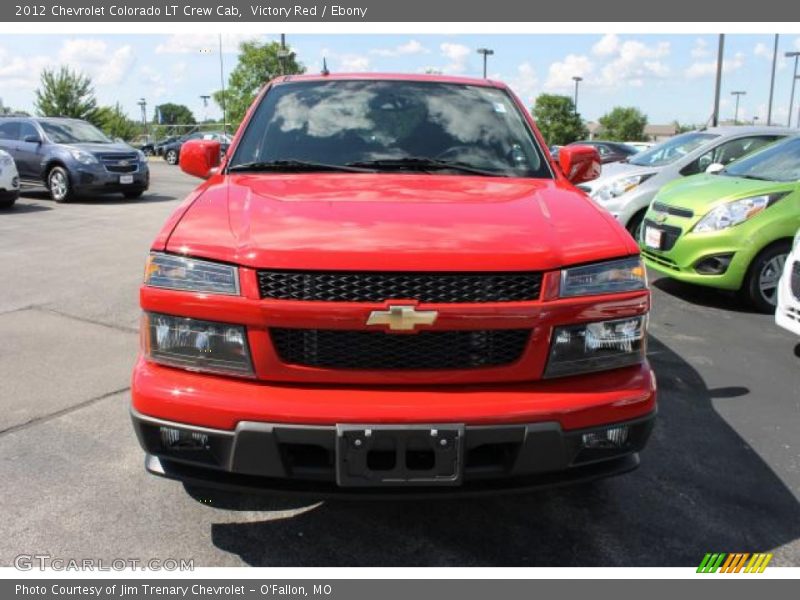 Victory Red / Ebony 2012 Chevrolet Colorado LT Crew Cab