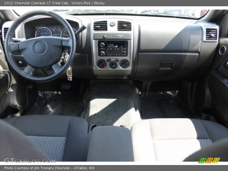 Victory Red / Ebony 2012 Chevrolet Colorado LT Crew Cab