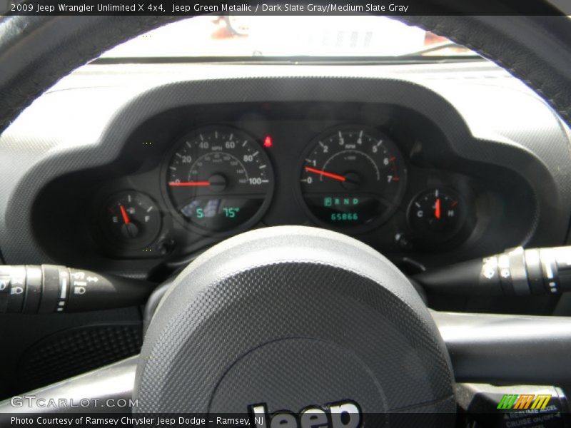Jeep Green Metallic / Dark Slate Gray/Medium Slate Gray 2009 Jeep Wrangler Unlimited X 4x4