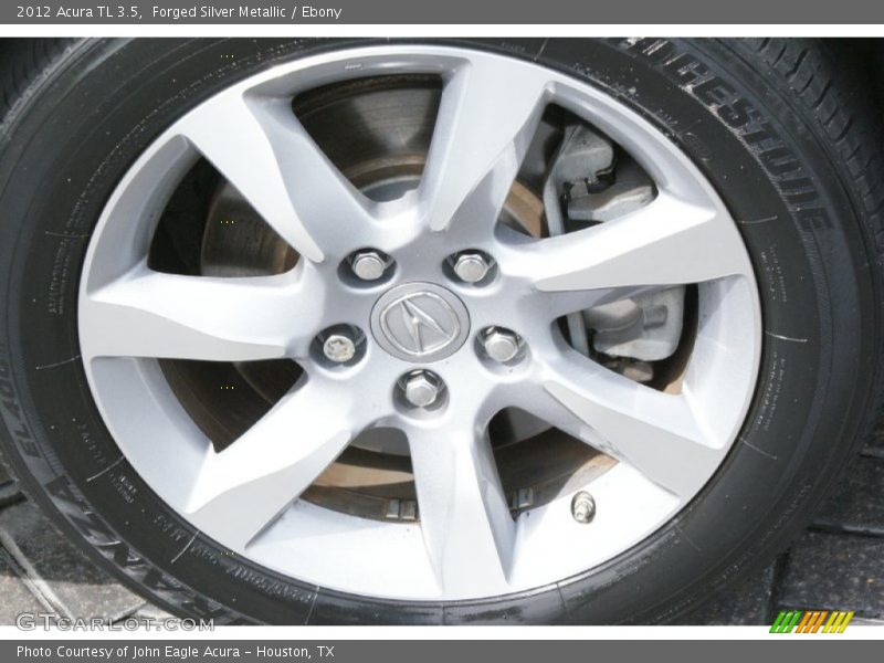 Forged Silver Metallic / Ebony 2012 Acura TL 3.5