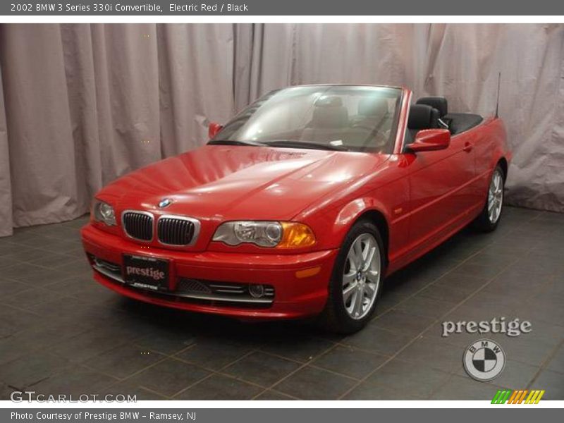 Electric Red / Black 2002 BMW 3 Series 330i Convertible