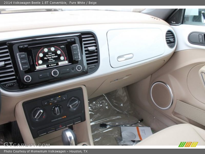 Pure White / Beige 2014 Volkswagen Beetle 1.8T Convertible