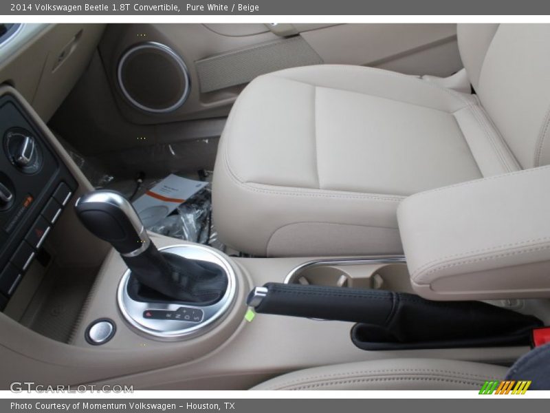 Pure White / Beige 2014 Volkswagen Beetle 1.8T Convertible