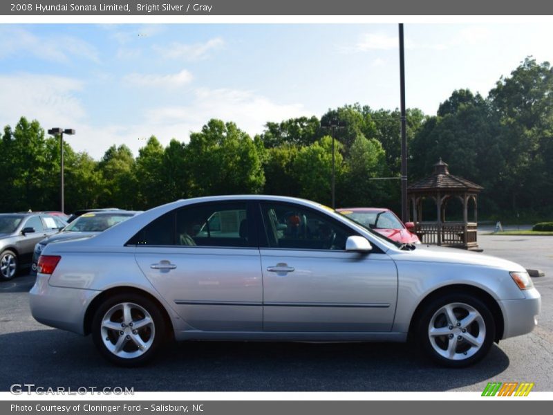 Bright Silver / Gray 2008 Hyundai Sonata Limited