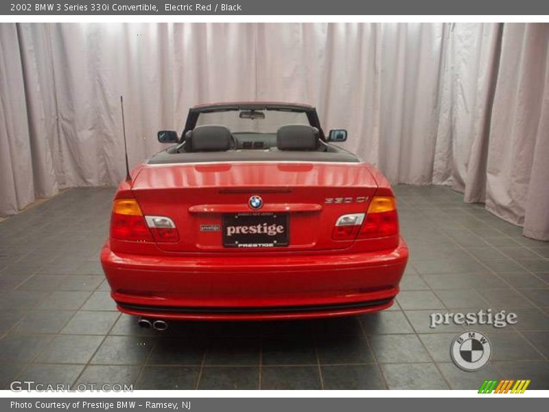 Electric Red / Black 2002 BMW 3 Series 330i Convertible