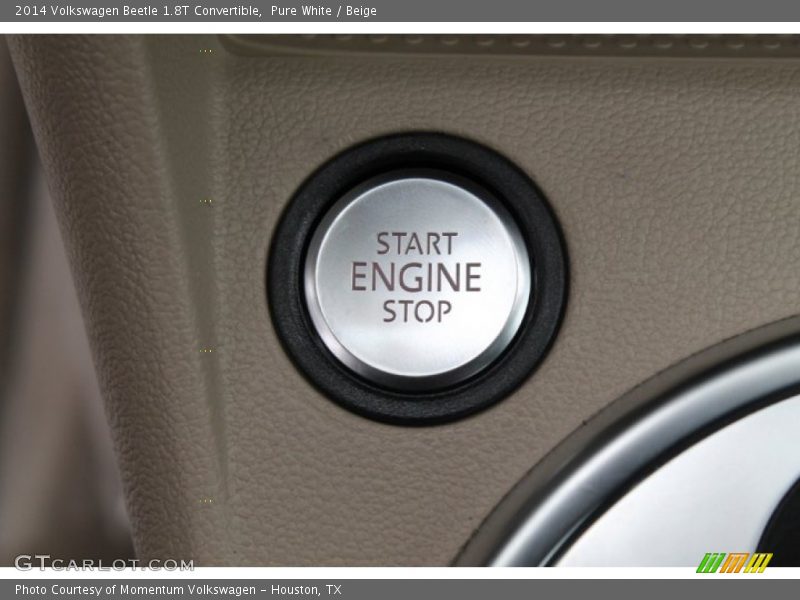 Pure White / Beige 2014 Volkswagen Beetle 1.8T Convertible