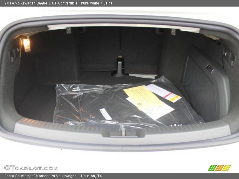 Pure White / Beige 2014 Volkswagen Beetle 1.8T Convertible