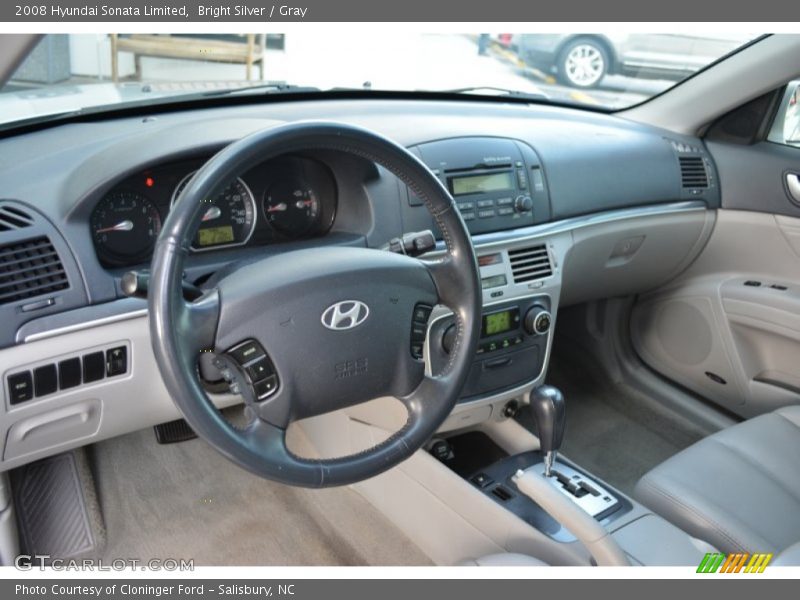  2008 Sonata Limited Gray Interior