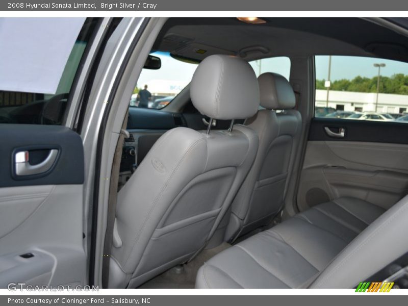 Bright Silver / Gray 2008 Hyundai Sonata Limited
