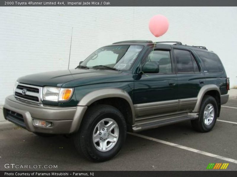 Imperial Jade Mica / Oak 2000 Toyota 4Runner Limited 4x4