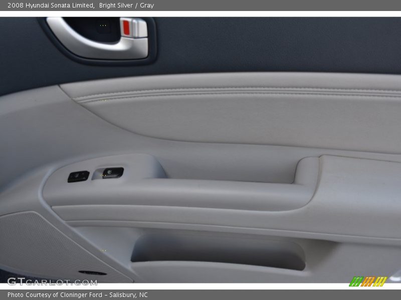 Bright Silver / Gray 2008 Hyundai Sonata Limited