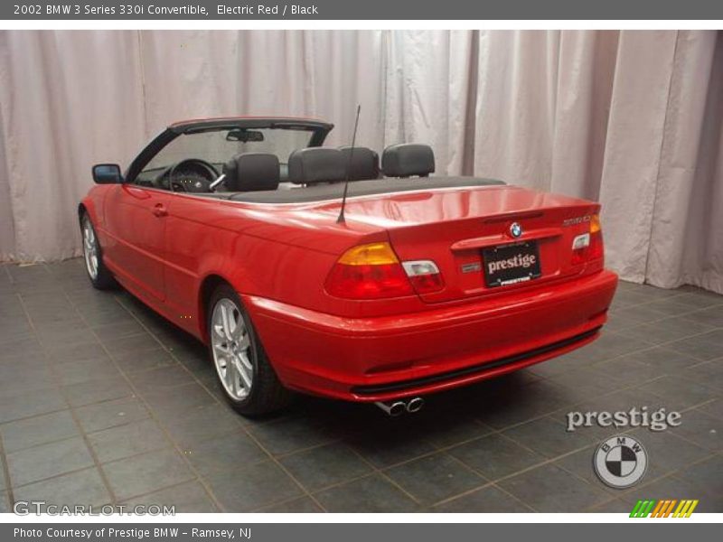 Electric Red / Black 2002 BMW 3 Series 330i Convertible