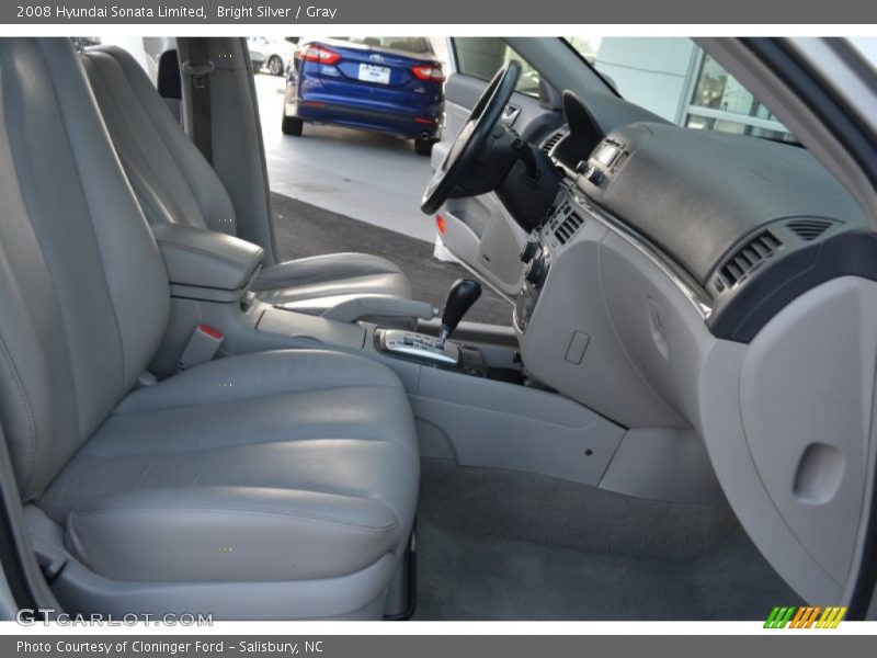 Bright Silver / Gray 2008 Hyundai Sonata Limited