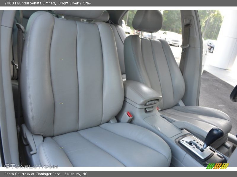 Bright Silver / Gray 2008 Hyundai Sonata Limited