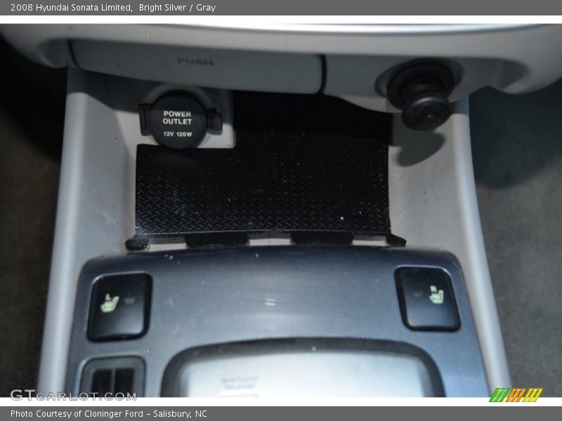 Bright Silver / Gray 2008 Hyundai Sonata Limited