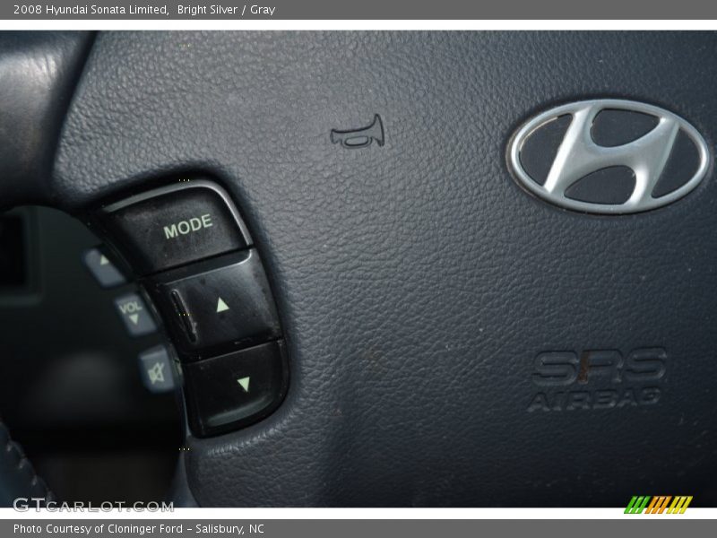 Bright Silver / Gray 2008 Hyundai Sonata Limited