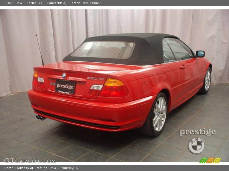 Electric Red / Black 2002 BMW 3 Series 330i Convertible