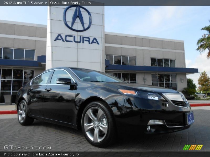Crystal Black Pearl / Ebony 2012 Acura TL 3.5 Advance