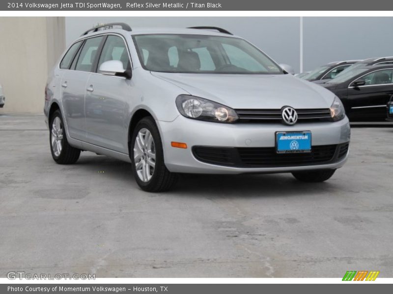 Reflex Silver Metallic / Titan Black 2014 Volkswagen Jetta TDI SportWagen