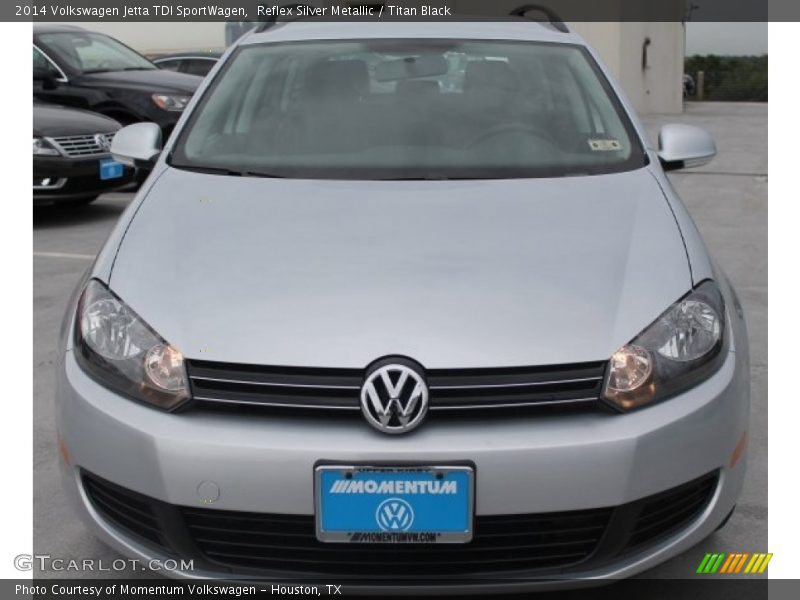 Reflex Silver Metallic / Titan Black 2014 Volkswagen Jetta TDI SportWagen