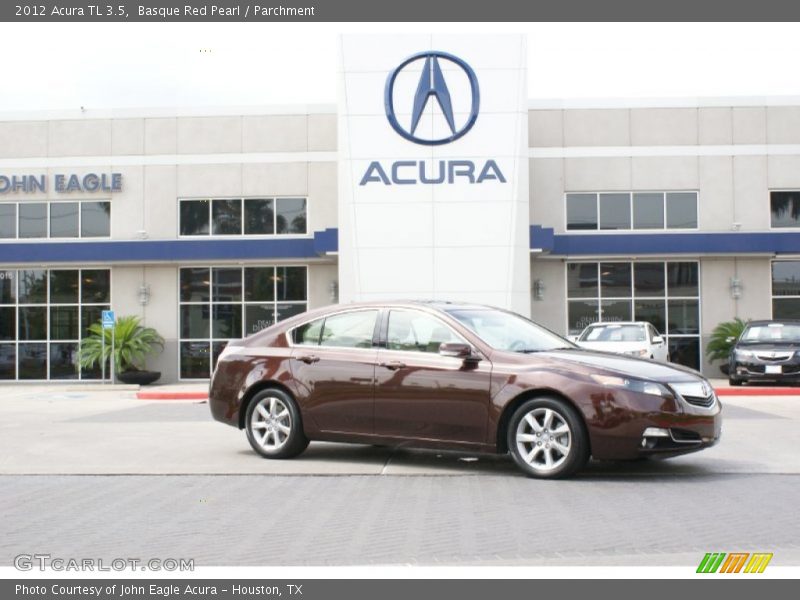 Basque Red Pearl / Parchment 2012 Acura TL 3.5